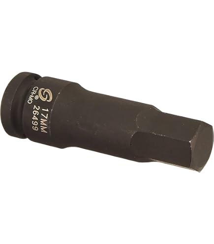 Amazon.com: SUNEX TOOLS 560717 1-Inch Drive 17mm Hex Driver Socket
